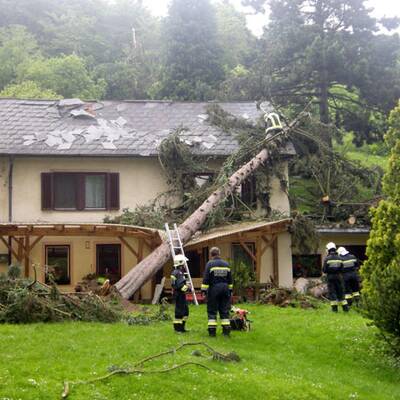 Schwere Unwetter in Österreich