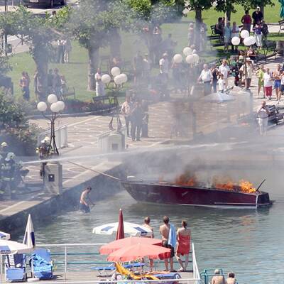 Motorbootunfall in Velden