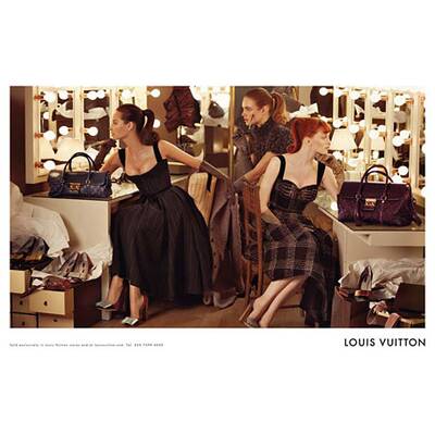 So schön: Louis Vuitton Herbst 2010 mit Christy Turlington, Natalia Vodianova und Karen Elson