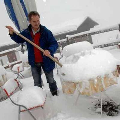 Hochwasser in Ransing bei Mariazell