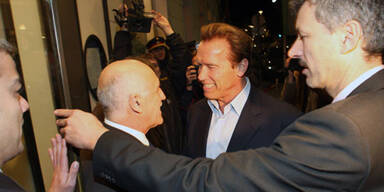 Arnie ist 'Back in Austria'