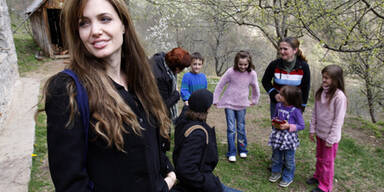 Brangelina auf Besuch in Bosnien