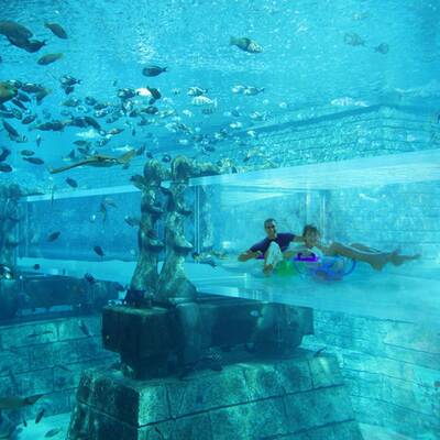 10 Hotels mit tollen Wasserrutschen