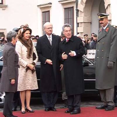 König Carl XVI. Gustaf und Königin Silvia in Wien