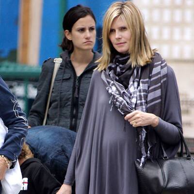 Ganz schön schwanger: Heidi Klum