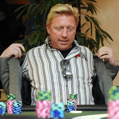 Boris Becker bei Poker-EM in Baden