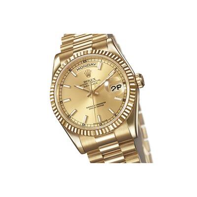 Goldene Rolex um 6.500 Euro 