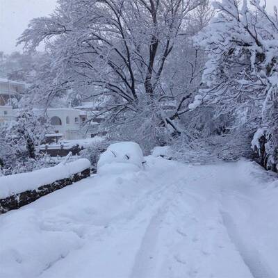 Sogar in Alexandria (Ägypten) schneite es