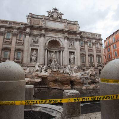 Schwere Unwetter-Schäden in Rom