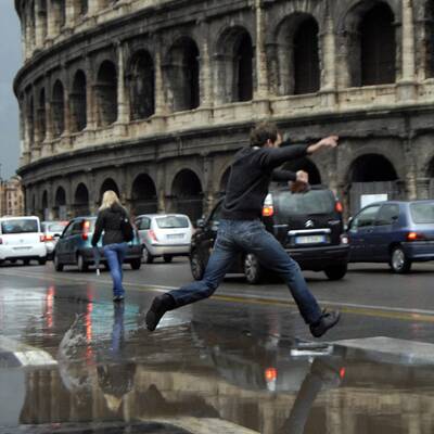 Schwere Unwetter-Schäden in Rom