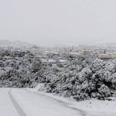 Sogar in Alexandria (Ägypten) schneite es
