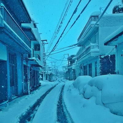 Sogar in Alexandria (Ägypten) schneite es