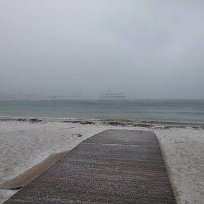 Sogar in Alexandria (Ägypten) schneite es