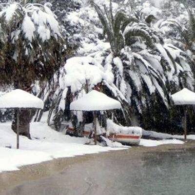 Sogar in Alexandria (Ägypten) schneite es