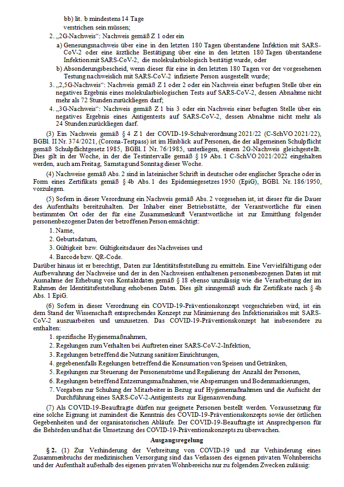 Lockdown für Ungeimpfte schon ab Montag