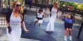 Mariah Carey in Haute Couture am Spielplatz