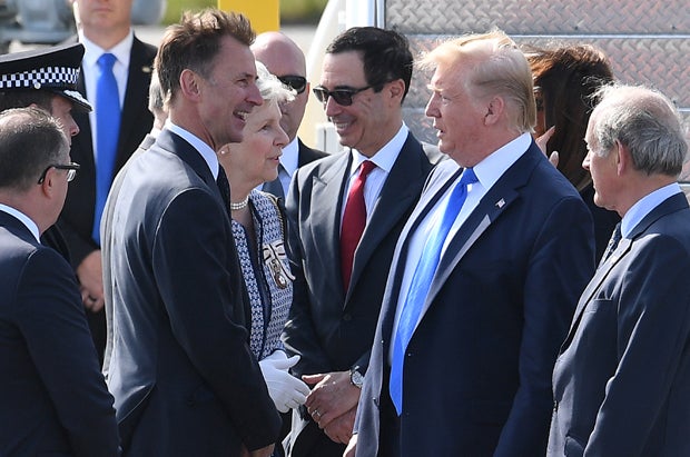Queen empfing US-Präsidentenpaar im Buckingham-Palace