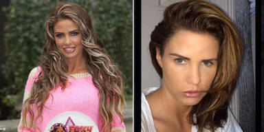 Katie Price: Ungeschminkt & ohne Extensions