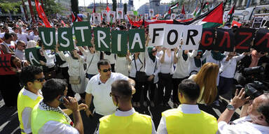 Tausende bei ­Anti-Israel-Demo