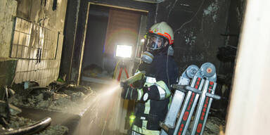 Feuer in OÖ - 7 Personen gerettet