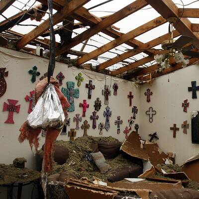 Verwüstung durch Tornados in Texas