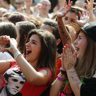 Wachsfigur von Justin Bieber in Wien