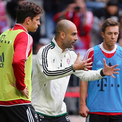 Guardiolas 1. Bayern-Training