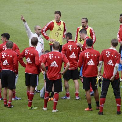 Guardiolas 1. Bayern-Training