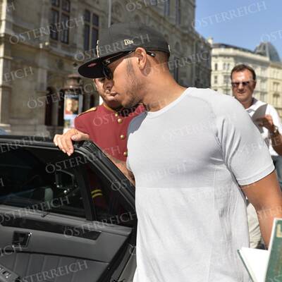 Lewis Hamilton in Wien