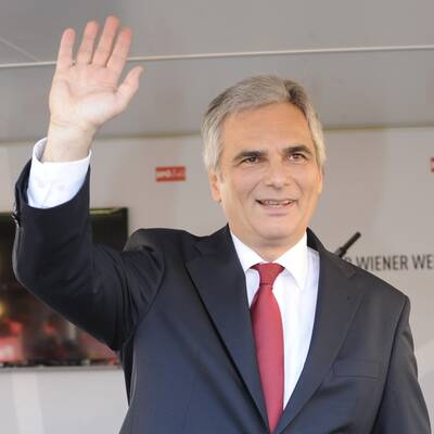 Werner Faymann am Tag vor der Wahl