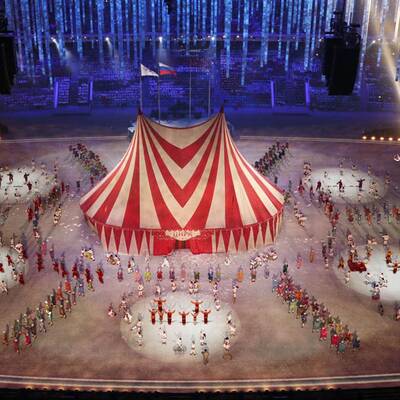 Die Bilder der Schlussfeier in Sotschi