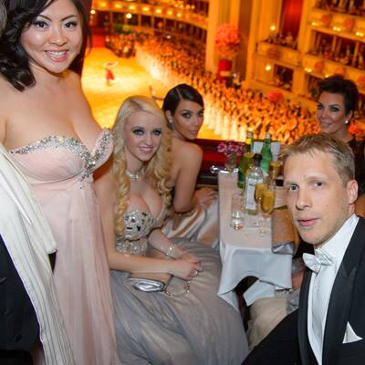 Kim Kardashian am Opernball
