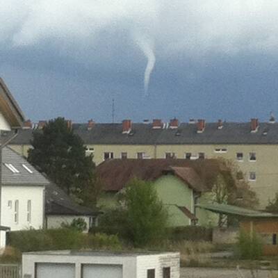 Beinahe-Tornado über Perg