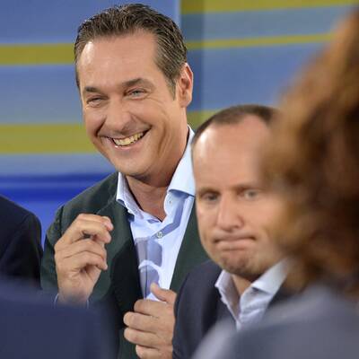 Der FPÖ-Spitzenkandidat bei der EU-Wahl am Sonntag