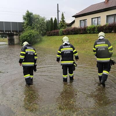 Gewittersturm mit Hagel