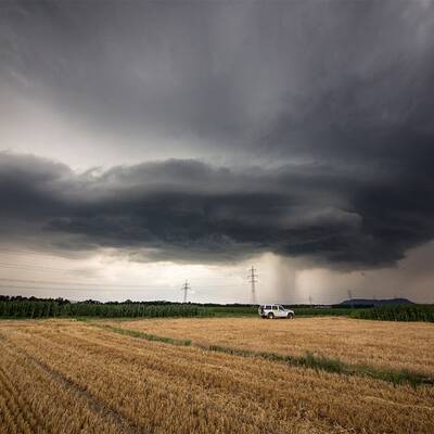 Hagel aus Superzelle