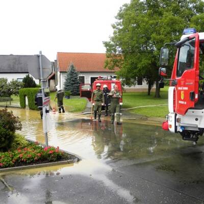 Unwetter-Großeinsatz im Bezirk Jennersdorf
