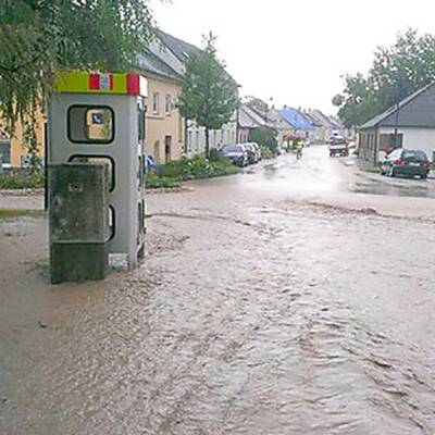 Unwetter im Weinviertel