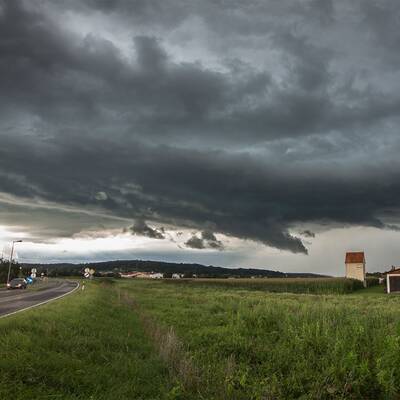 Farbspiele am Himmel