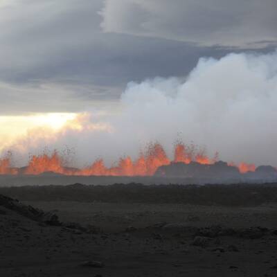 So sehen die Lava-Fontänen aus