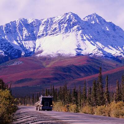 Fast kein Mensch entlang des Weges