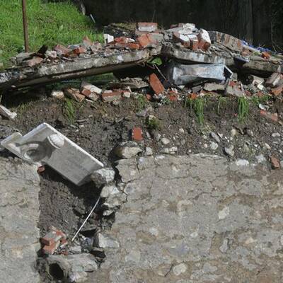 So sieht es im Ort Bolzaneto aus