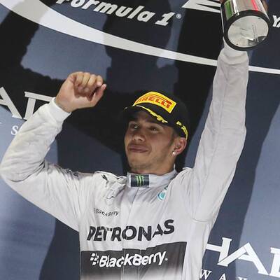 So jubelte Lewis Hamilton über den Titel