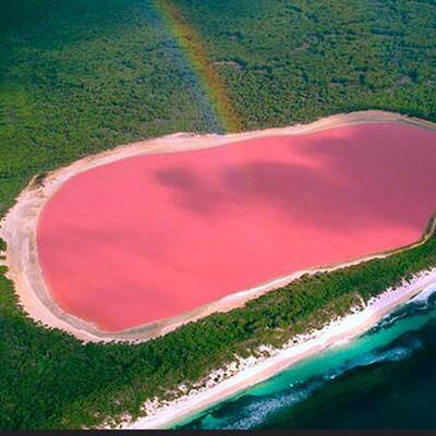 Hier befindet sich der See