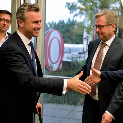 Die Fotos des TV-Duells