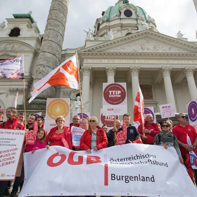 Demo gegen CETA und TTIP