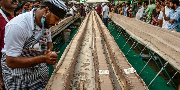 Guinness Buch-verdächtiger Kuchen