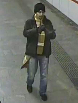 Rucksack angezündet