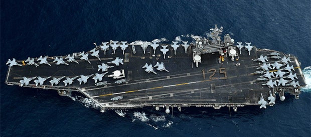 Auch auf US-Flugzeugträger 25 Corona-Patienten