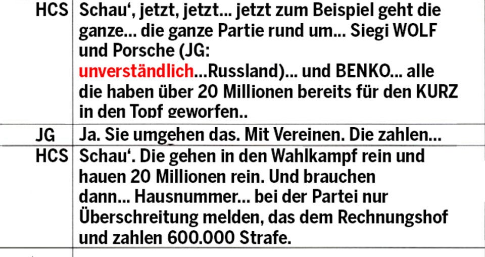 Ibiza: Strache nennt neue Spender Porsche und Wolf